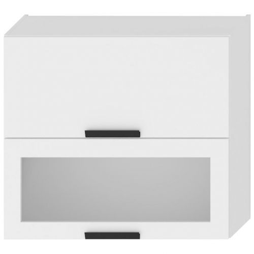 Kuchyňská Skříňka Denis W80grf/2 Sd Bílý Satén Mat/Bílý