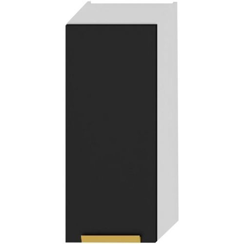 Kuchyňská Skříňka Denis W30 Pl Černá Mat Continental/Bílý