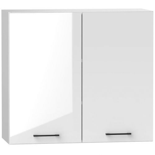 Kuchyňská Skříňka Oscar W80 Bílý Lesk/Bílý