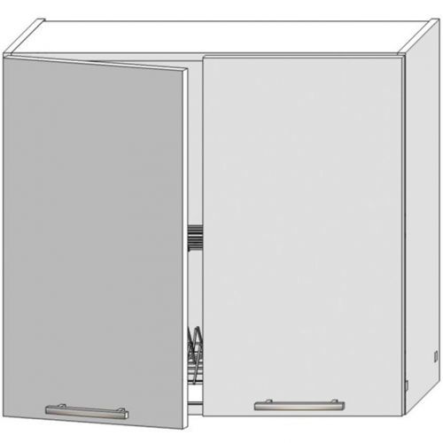 Kuchyňská Skříňka Bono W80su Alu Bílá Alaska/Bílý