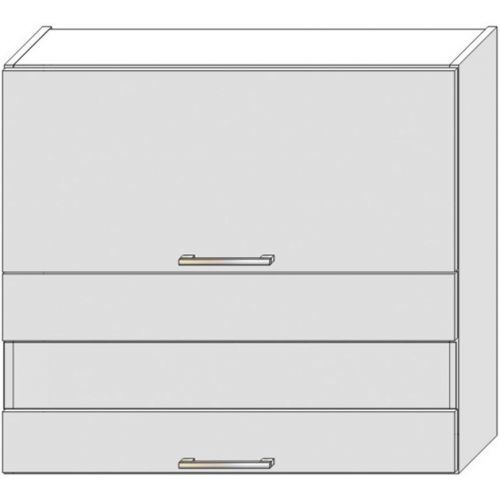 Kuchyňská Skříňka Bono W80grf/2 Sd Bílá Alaska/Bílý