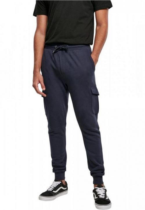 Fitted Cargo Sweatpants - midnightnavy 3XL