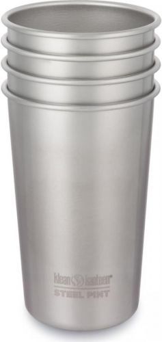 Sada nerezových pohárků Klean Kanteen Steel Pint 473 ml Barva: stříbrná