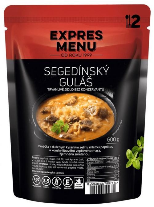 Hotové jídlo Expres menu Segedínský guláš 600g