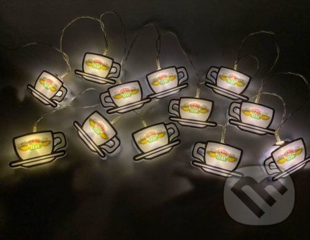 Dekoratívne 3D svetielka - reťazová lampa Friends: Central Perk 12 ks