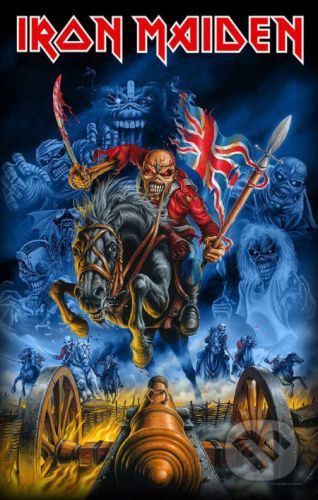 Textilný plagát - vlajka Iron Maiden: England - Iron Maiden