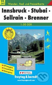 Innsbruck - Stubai - Sellrain - Brenner 1:50 000 - freytag&berndt