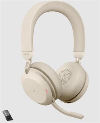 Jabra Evolve2 75, USB-A, MS Stereo, Beige