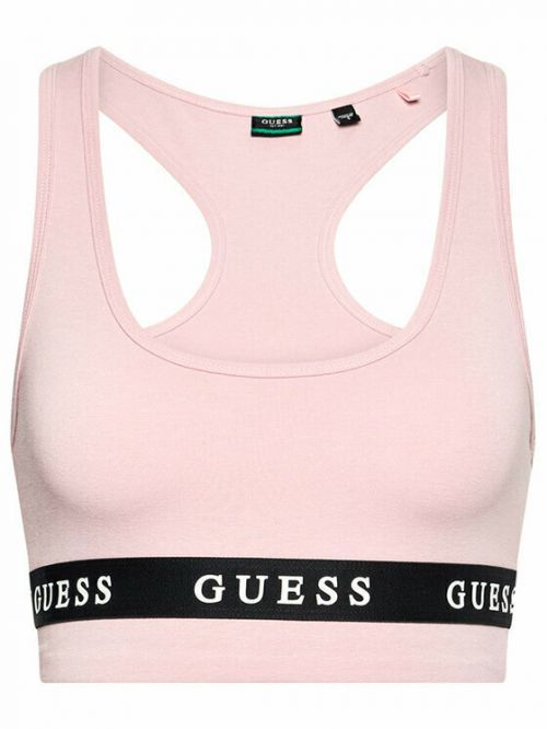 Dámský podprsenkový top O1GA44KABR0 - G6S4 - Pudrová růžová - Guess - S - pudrově růžová