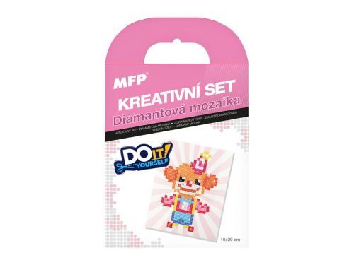 MFP 1042144 Kreativní set - diamantová mozaika klaun