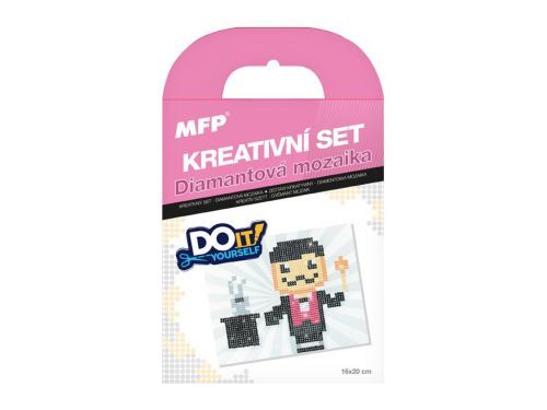 MFP 1042143 Kreativní set - diamantová mozaika kouzelník