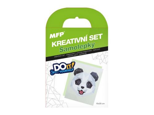 MFP 1042137 Kreativní set - samolepky panda