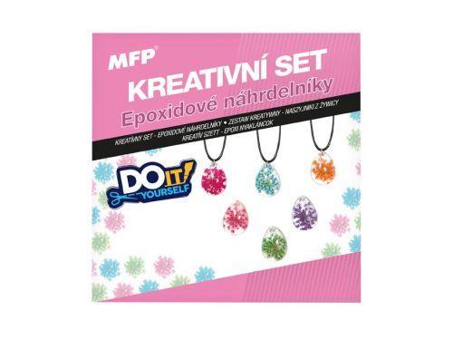 MFP 1042125 Kreativní set - epoxidové náhrdelníky kapky