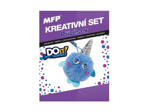 MFP 1042129 Kreativní set - přívěšek modrý