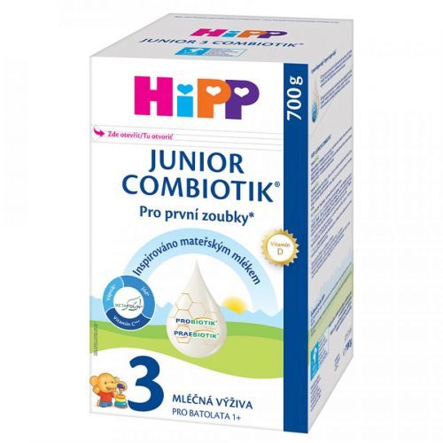 HIPP Batolecí mléko 3 Junior Combiotik® pro děti od jednoho roku 4 x 700 g