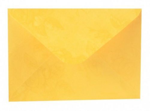 Obálka C6 s ražbou - žlutá - 190476
