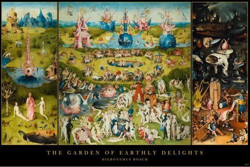 CLOSE UP Plakát, Obraz - Garden of Earthly Delights, (91.5 x 61 cm)