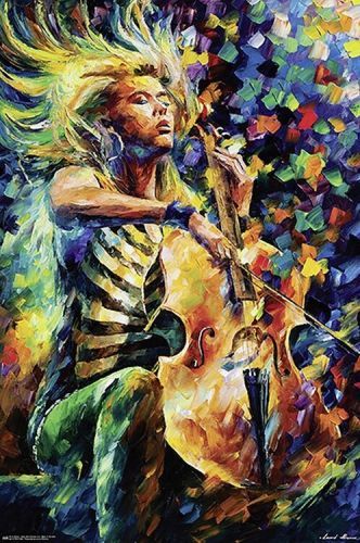 CLOSE UP Plakát, Obraz - Leonid Afremov - Rhapsody, (61 x 91.5 cm)