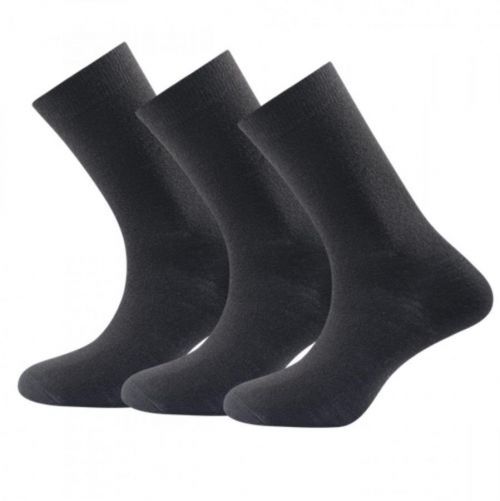 Ponožky Devold Daily Light Sock 3PK Velikost: 41-46 / Barva: černá