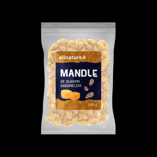 ALLNATURE Mandle slaný karamel 100 g