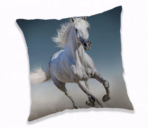 Jerry Fabrics Dekorační polštářek 40x40 cm - Bílý kůň 