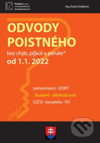 Odvody poistného od 1. 1. 2022 - Poradca s.r.o.