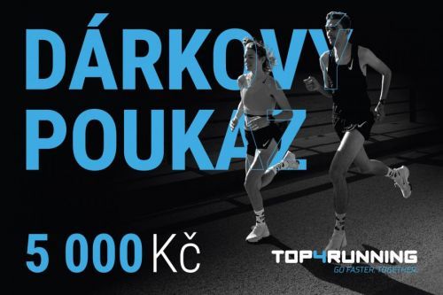 Poukaz Top4Running Dárkový poukaz v hodnotě 5000 Kč