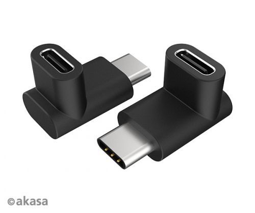 AKASA - 90° USB 3.1 Gen 2 Type-C na Type-C 2 ks