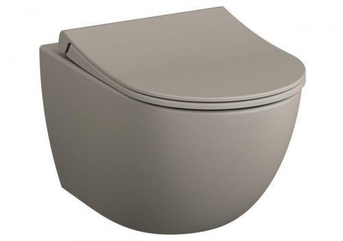 WC závěsné Vitra Sento SmoothFlush včetně sedátka, zadní odpad 7848-020-6147