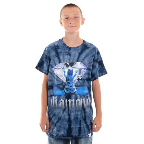 triko DIAMOND - Apparition Tie Dye S/S Blue (BLU) velikost: S