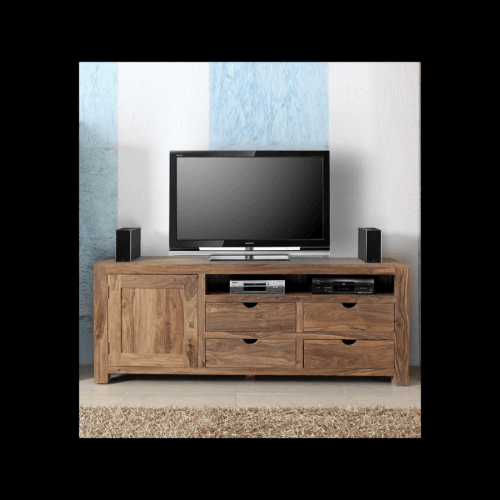 indickynabytek.cz - TV stolek Amba 180x70x45 z indického masivu palisandr / sheesham