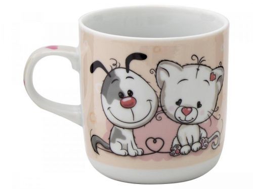 BELLA FIORE Hrnek dětský porcelán 230ml  BEST FRIENDS