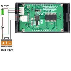 Hadex R017H wattmetr panelový 10A/100VDC Deek