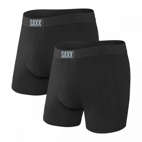 Boxerky Saxx Vibe Boxer Brief 2Pk Velikost: L / Barva: černá