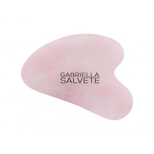 Gabriella Salvete Face Massage Stone Rose Quartz Gua Sha 1 ks masážní kámen na obličej pro ženy