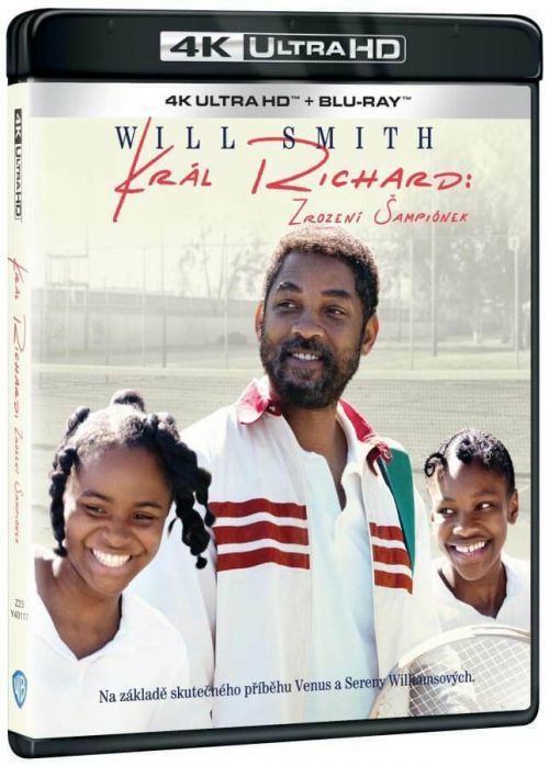 Král Richard: Zrození šampiónek (4K ULTRA HD + BLU-RAY) (2 BLU-RAY)