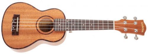 Cascha HH 2027 CZ Soprano Mahogany Ukulele Bundle