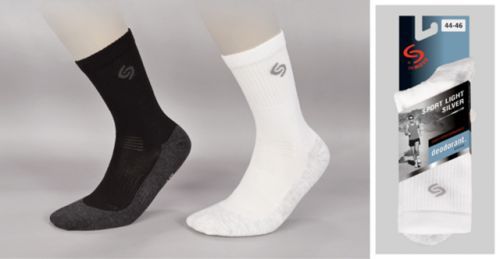 Ponožky SPORT LIGHT DEOD. SILVER - 38-40 - Bílá