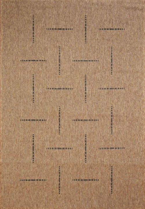 Devos koberce Kusový koberec FLOORLUX Coffee/Black 20008 Spoltex - 80x150 cm Hnědá