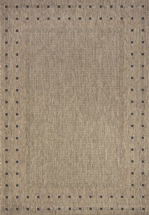 Devos koberce Kusový koberec FLOORLUX Coffee/Black 20329 Spoltex - 80x150 cm Hnědá