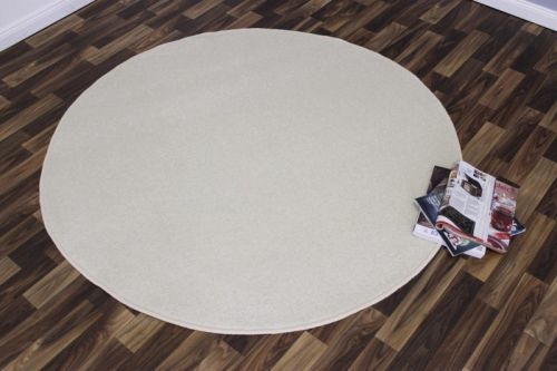 Hanse Home Collection koberce Kusový koberec Nasty 101152 Creme kruh - 200x200 (průměr) kruh cm Béžová
