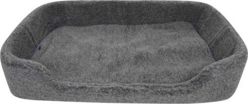 Šedý zvířecí pelíšek z merino vlny Native Natural, šířka 90 cm
