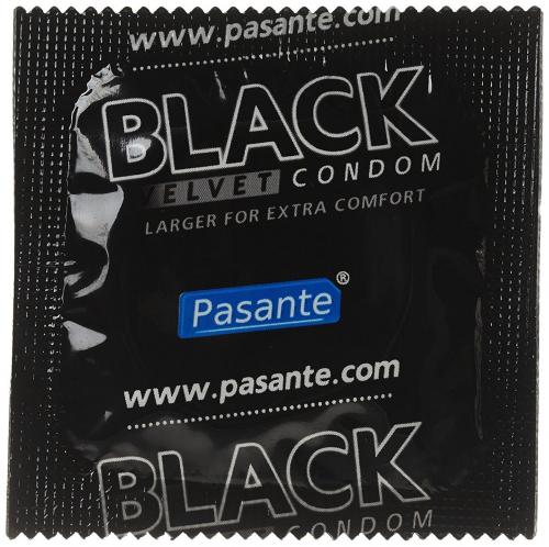 Kondom Pasante Black velvet - 1 ks