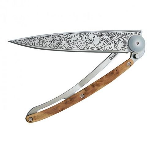 deejo Kapesní nůž tattoo 37 g juniper Art nouveau