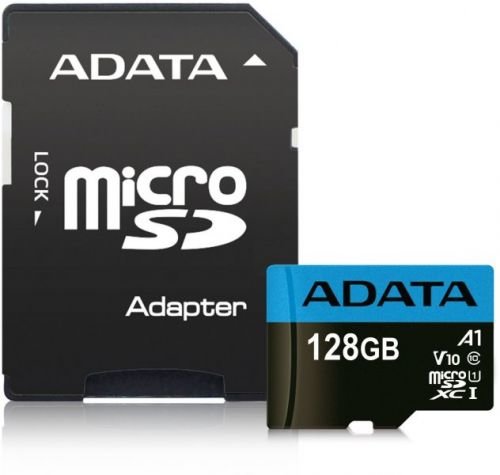 Adata MicroSDHC 128GB UHS-I 85/20MB/s + ad (AUSDX128GUICL10A1-RA1)