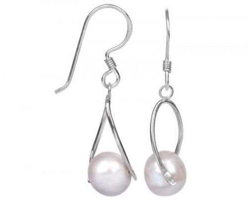JwL Luxury Pearls Stříbrné náušnice s pravou perlou JL0110