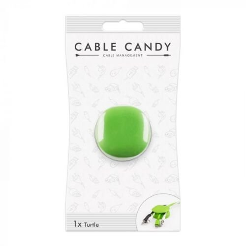 Kabelový organizér Cable Candy Turtle, zelený