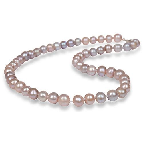 JwL Luxury Pearls Náhrdelník s pravými růžovými perlami JL0266