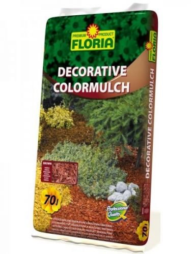 AGRO CS FLORIA Decorative ColorMulch HNĚDÁ 70 L
