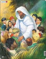 Puzzle MAXI - BIBLE - Ježíš s dětmi/32 dílků - neuveden